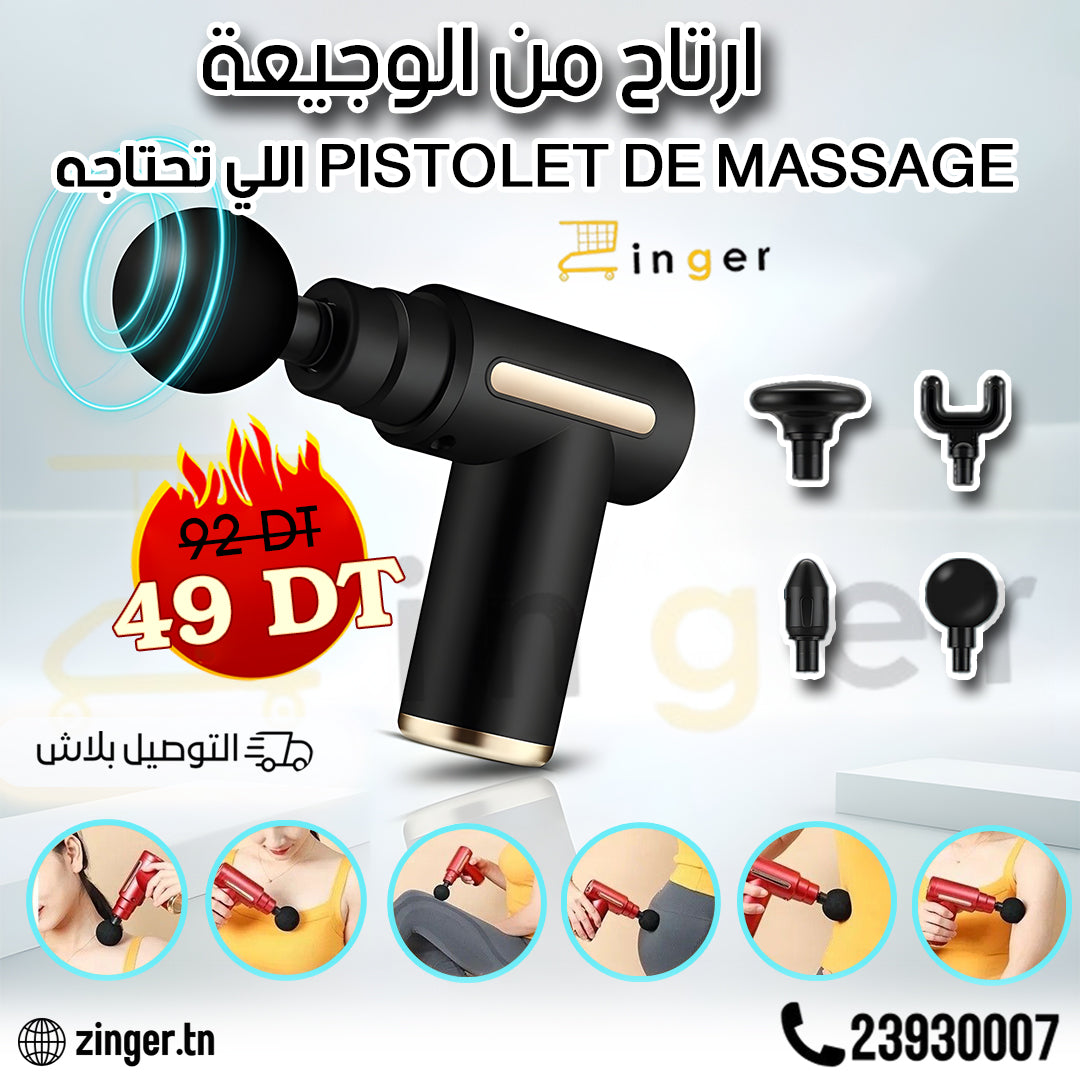 Pistolet De Massage 4EN1