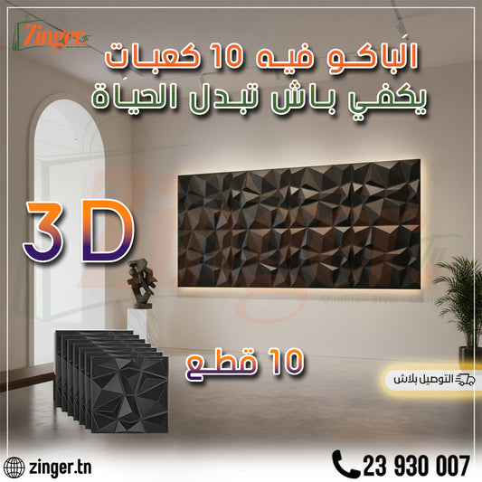10 Panneaux mural 3D