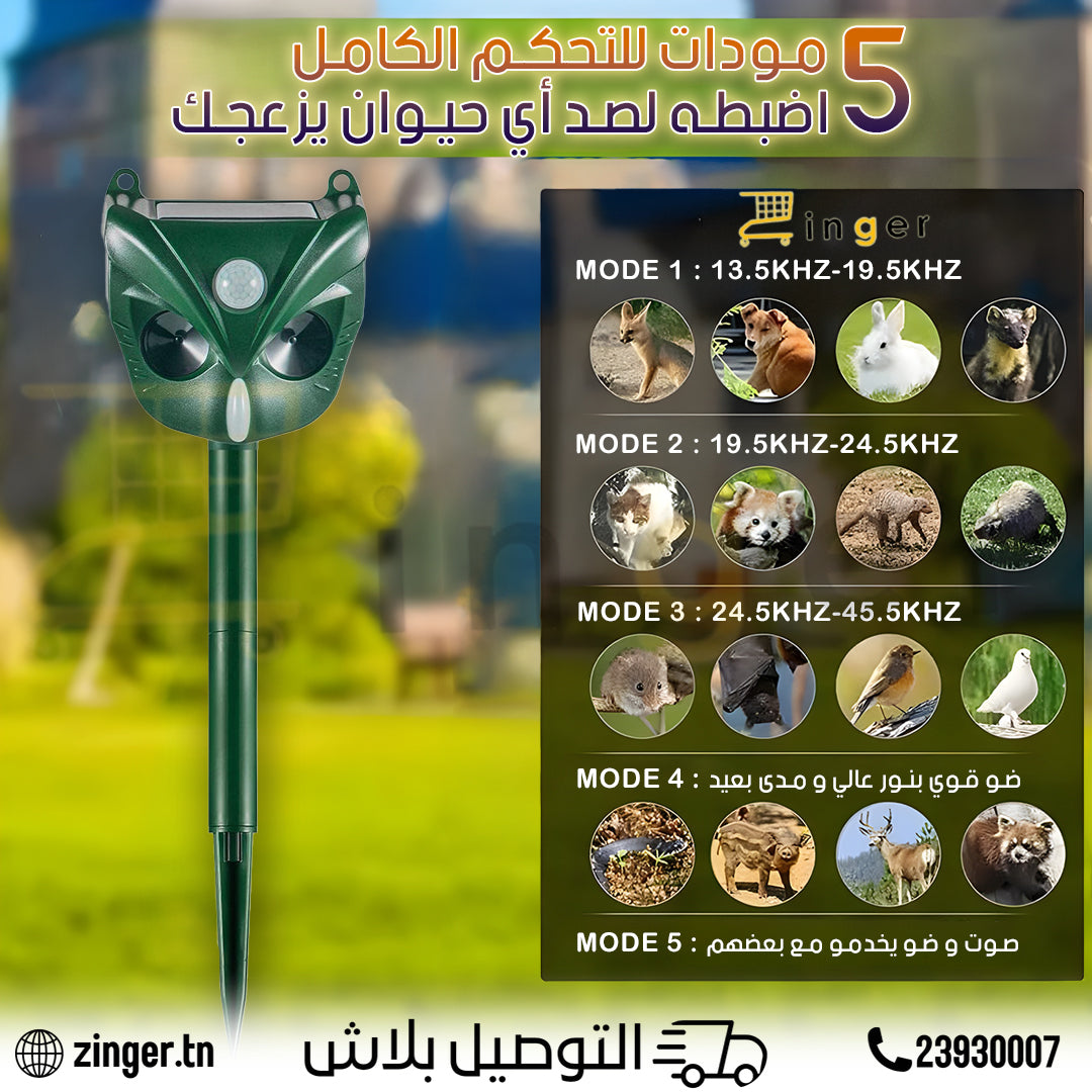 Répulsif Animaux Solaire